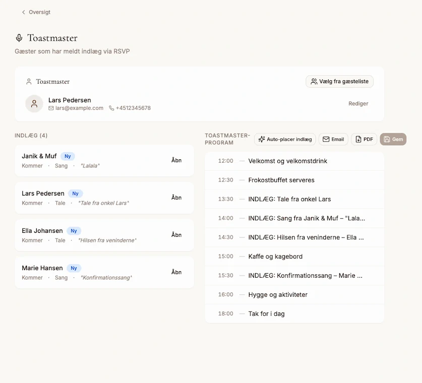 Invys program-funksjon