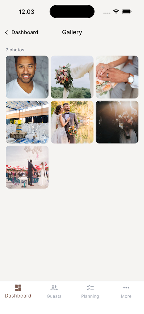 Se bilder fra festen